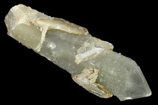 5.8" Sage-Green Quartz Crystal with Dual Core - Mongolia - Crystal #169915