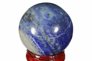 Polished Lapis Lazuli Sphere - Pakistan #170818