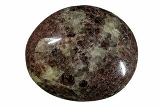 Polished Garnetite (Garnet) Pebble - Madagascar #171763
