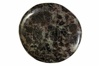 Polished Garnetite Flat Pebble - Madagascar #171770