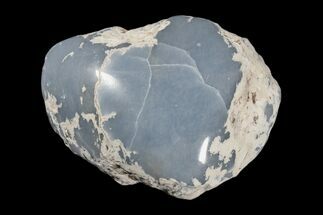 2.95" Polished Angelite (Blue Anhydrite) Stone - Peru - Crystal #172562