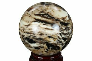 Black Opal Sphere - Madagascar #168541