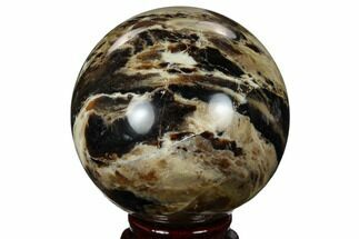 Black Opal Sphere - Madagascar #168576
