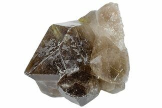 3.9" Rutilated Smoky Quartz Crystal Cluster - Brazil - Crystal #173008