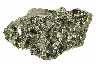 Octahedral Pyrite Crystal Cluster with Sphalerite - Peru #173518