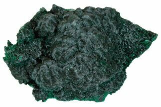 Silky, Botryoidal Malachite Cluster - Congo #175352