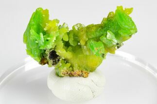 Multi-Colored Pyromorphite Crystal Cluster - China #179783