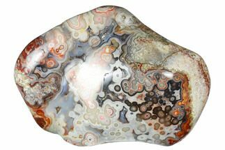 Polished Crazy Lace Agate - Mexico #180552