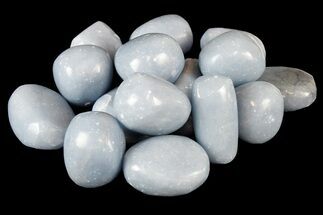 Tumbled Angelite (Blue Anhydrite) - 1 to 1 1/2" Size - Crystal #180807