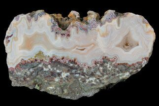 3.2" Polished Berber Agate Nodule Half - Morocco - Crystal #181020