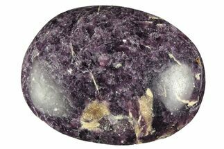 Sparkly, Purple Lepidolite Palm Stone - Madagascar #181545