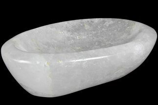 6.25" Polished Quartz Bowl - Madagascar - Crystal #183650