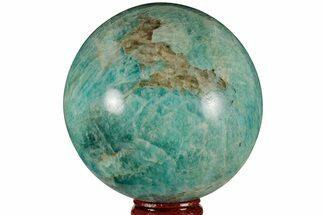 Chatoyant, Polished Amazonite Sphere - Madagascar #183254