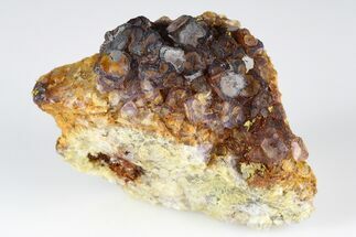 Purple Edge Fluorite Crystal Cluster - China #182810