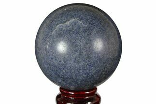 Polished Dumortierite Sphere - Madagascar #157672