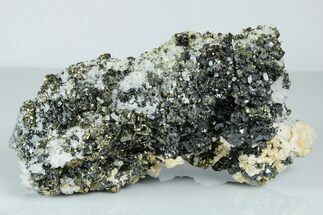 Pyrite, Sphalerite and Quartz Crystal Association - Peru #184541
