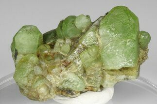 Green Olivine Peridot Crystal Cluster - Pakistan #185287