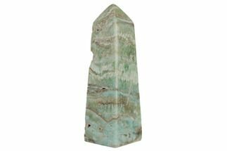 Polished Blue Caribbean Calcite Obelisk - Pakistan #187712