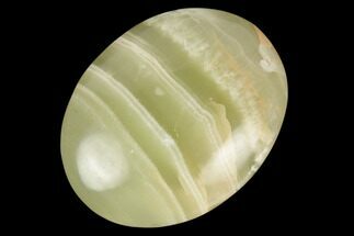 Polished, Green (Jade) Onyx Palm Stone - Afghanistan #187945