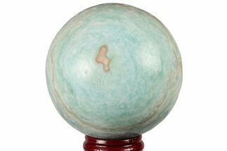 Polished Blue Caribbean Calcite Sphere - Pakistan #187704