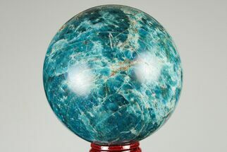 Bright Blue Apatite Sphere - Madagascar #191436