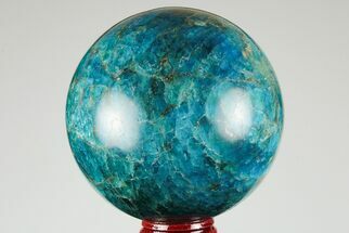 Bright Blue Apatite Sphere - Madagascar #191438