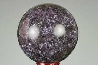 Sparkly, Purple Lepidolite Sphere - Madagascar #191490