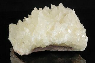 Fluorescent Calcite Crystal Cluster on Barite - Morocco #190898