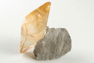 Gemmy, Twinned Calcite Crystal - Elmwood Mine #191751
