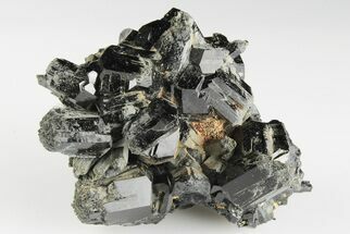 Black Tourmaline (Schorl) Crystal Cluster - Mexico #190543