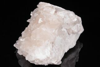 5.9" Bladed, Pink Manganoan Calcite Crystal Cluster - China - Crystal #193401