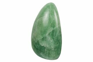 4.1" Free-Standing, Polished Green Fluorite - Madagascar - Crystal #191263