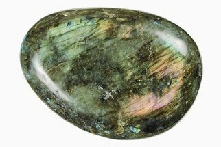 4" Flashy, Polished Labradorite Stone - Madagascar - Crystal #195468