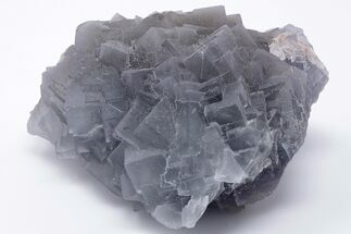 Purple-Blue, Cubic Fluorite Crystal Cluster - Pakistan #197019