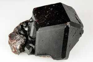 1.9 Black Andradite (Melanite) Garnet Cluster - Kazakhstan