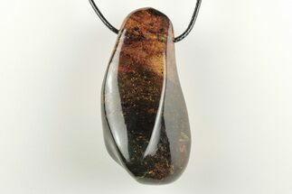 Polished Chiapas Amber ( grams) Necklace - Mexico #197940