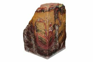 6.8" Tall, Red And Yellow Jasper Stand-up - Marston Ranch, Oregon - Crystal #199051