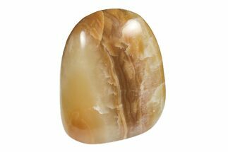 Free-Standing, Polished Brown Calcite #199058