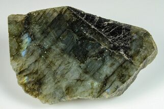 3.8" Single Side Polished Labradorite - Madagascar - Crystal #200612