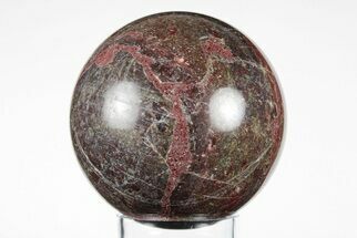 2.2" Polished Dragon's Blood Jasper Sphere - South Africa - Crystal #202740