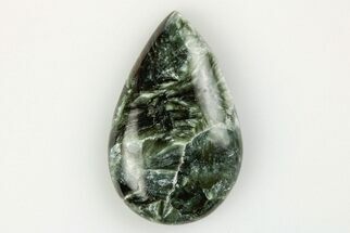 .9" Seraphinite Teardrop Cabochon - Siberia - Crystal #203226