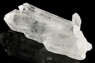 3.15" Clear Quartz Crystal Cluster - Brazil - Crystal #203745