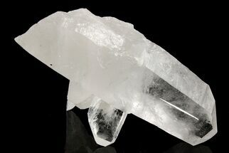 3.3" Clear Quartz Crystal Cluster - Brazil - Crystal #203754