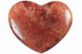 4.2" Colorful Carnelian Agate Heart - Crystal #205152