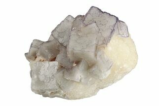 3.5" Purple Edge Fluorite Crystal Cluster - Qinglong Mine, China - Crystal #205297