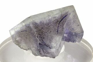 Purple & Green Cubic Fluorite Crystal - China #205586