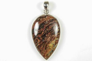 Chatoyant Pietersite Pendant (Necklace) - Sterling Silver #205744