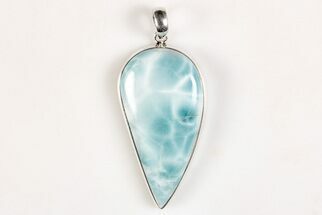 Stunning, Larimar Pendant (Necklace) - Sterling Silver #205836