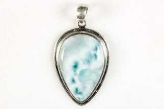Stunning, Larimar Pendant (Necklace) - Sterling Silver #205849