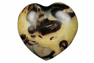 2.95" Polished Septarian Heart - Madagascar - Crystal #205200